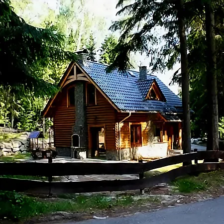 Letniskowy Lesna Chata Feriehus *